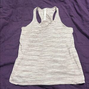 Lululemon Athletica Gray Heathered Tank Top